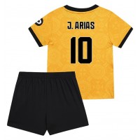 Wolves Jhon Arias #10 Domáci Detský futbalový dres 2025-26 Krátky Rukáv (+ trenírky)